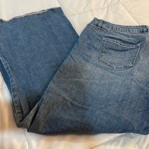 Lane Bryant A-line denim pants